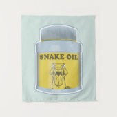 Schlangenöl-Alternativmedizin Wandteppich (Vorderseite)