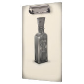 Schlangenöl "Cure All Ailes" Flasche lustiges Plak Klemmbrett (Links)