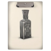 Schlangenöl "Cure All Ailes" Flasche lustiges Plak Klemmbrett (Vorderseite)