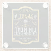 Schlangenöl Hangover Cure Glasuntersetzer (Rückseite)