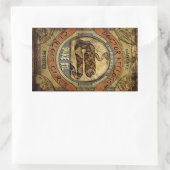 Schlangenöl Rechteckiger Aufkleber (Tasche)