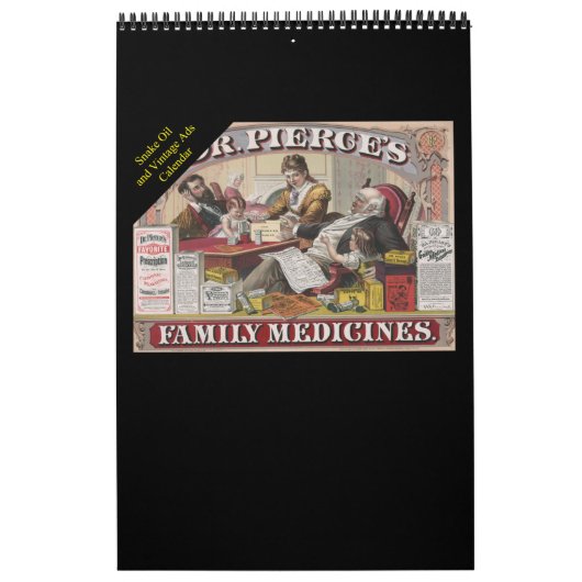Schlangenöl und Vintage Ads Kalender (Titelbild)