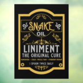 Schlangenöl Verkäufer lustige Geschenke für Verkäu Fensteraufkleber (Blatt 3)