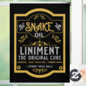 Schlangenöl Verkäufer lustige Geschenke für Verkäu Fensteraufkleber (Zuhause)
