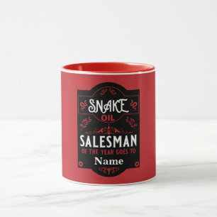 Schlangenöl Verkäufer lustige Geschenke für Verkäu Tasse