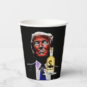 Schlangenöl Verkäufer Papier Cup Pappbecher (Vorderseite)