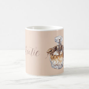 Schlangenparfümflasche Kaffeetasse