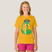 Schlangenpolizei Polizist T-Shirt (Vorne ganz)