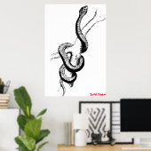 Schlangenposter Poster (Heimbüro)