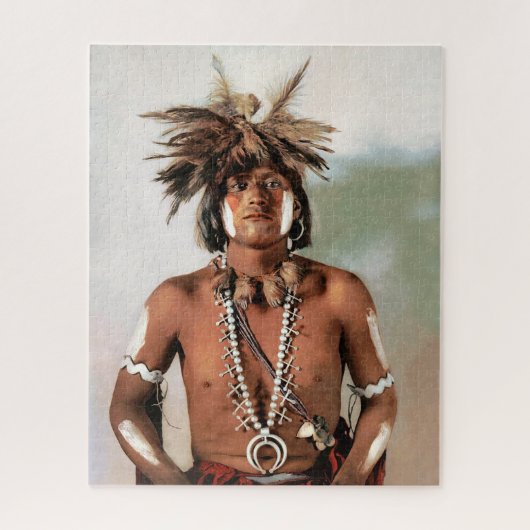 Schlangenpriest, ein Amerikanische Ureinwohner Puzzle (Vertikal)