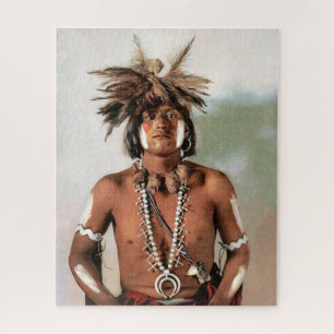 Schlangenpriester, ein amerikanischer Indianer Puzzle