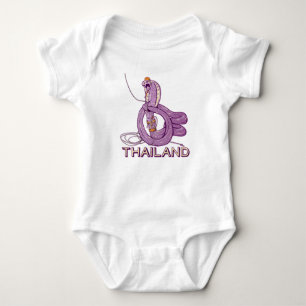 Schlangenrock in Thailand Baby Strampler