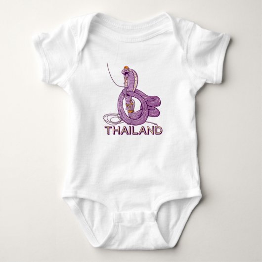 Schlangenrock in Thailand Baby Strampler (Vorderseite)