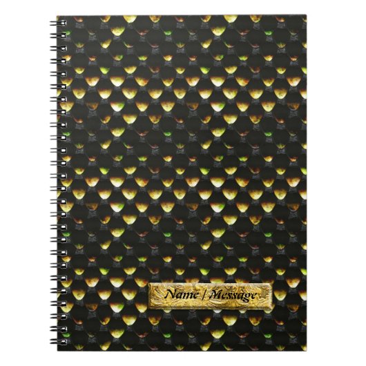 Schlangenskala 1B Notebook Notizblock (Vorderseite)