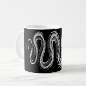 Schlangenskelett Kaffeetasse (Vorderseite Links)