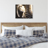 Schlangenskelettkunst - Leinwand (Insitu (Schlafzimmer))