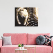 Schlangenskelettkunst - Leinwand (Insitu (Wohnzimmer))