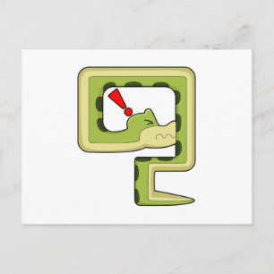 Schlangenspiel Postkarte