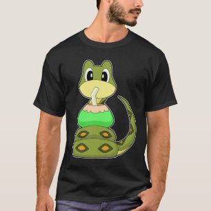 Schlangenstrand Kokosnuss Sommer T-Shirt