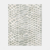 Schlangentierdruck Fleecedecke (Vorderseite)