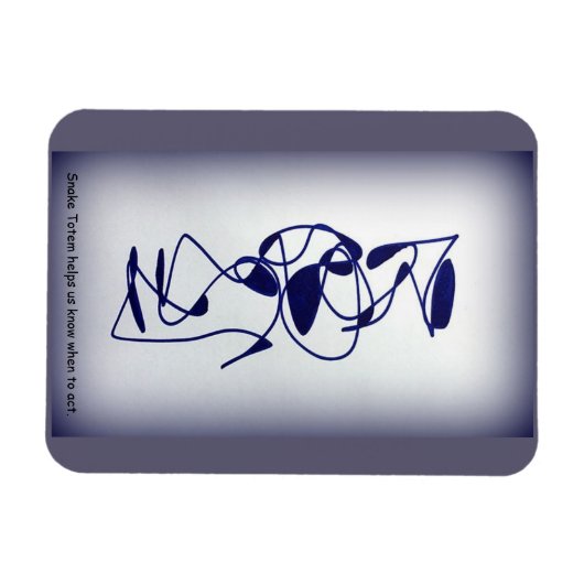 Schlangentotem Magnet (Horizontal)