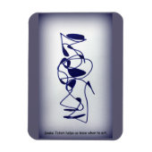 Schlangentotem Magnet (Vertikal)