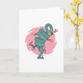 Schlangenumarmung Karte (Gelbe Blume)