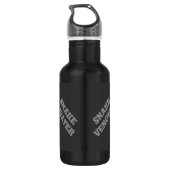 Schlangenvenom Edelstahlflasche (Rückseite)