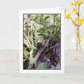 Schlangenwaschkarte Karte (Gelbe Blume)