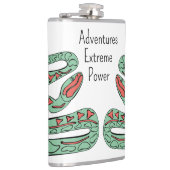 Schlangenwelt: Extrem, Power, Abenteuer. Flachmann (Rechts)