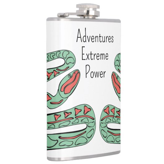 Schlangenwelt: Extrem, Power, Abenteuer. Flachmann (Rechts)