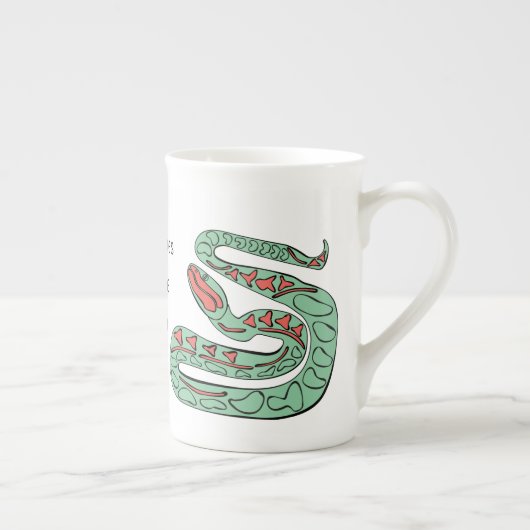 Schlangenwelt: Extrem, Power, Abenteuer. Porzellantasse (Rechts)