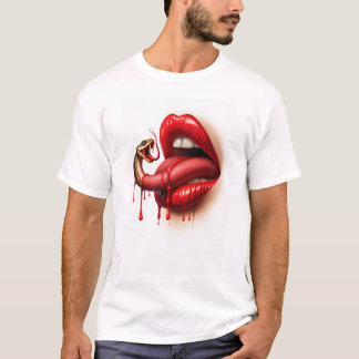 Schlangenzungen-T-Shirt T-Shirt
