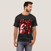 Schlangige Doodly Leere T-Shirt (Vorne ganz)