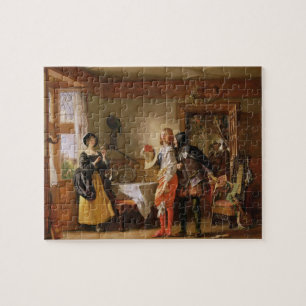 Schlank, mit der Unterstützung von flachem, Puzzle