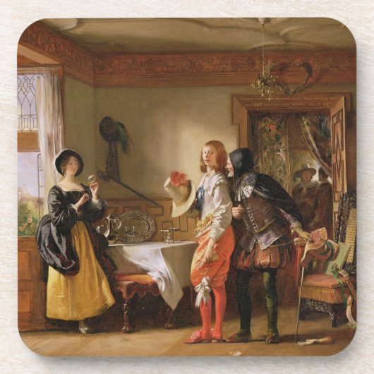 Schlank, mit der Unterstützung von flachem, Untersetzer (Vorderseite)