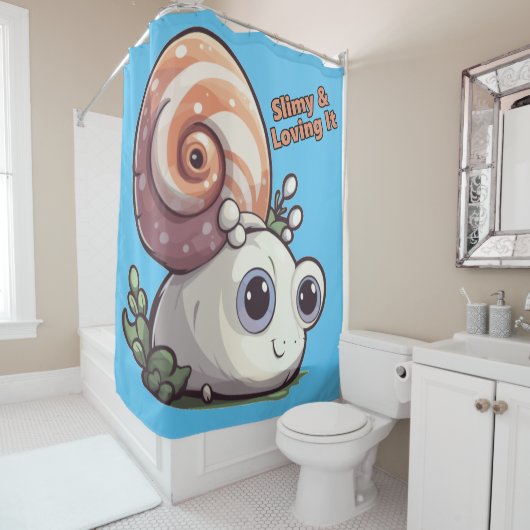 Schlank und liebend duschvorhang (Beispiel)