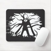schlanke MannMausunterlage Mousepad (Mit Mouse)