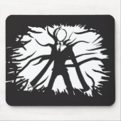 schlanke MannMausunterlage Mousepad (Vorne)
