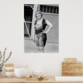 Schlanke Streifen der 20er Jahre Poster (Küche)