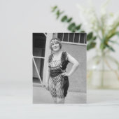 Schlanke Streifen der 20er Jahre Postkarte (Stehend Vorderseite)