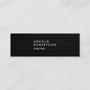 Schlanker Holzeffekt Trendy Beruflich Business Car Mini Visitenkarte