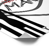 schlanker Man Poster (Ecke)