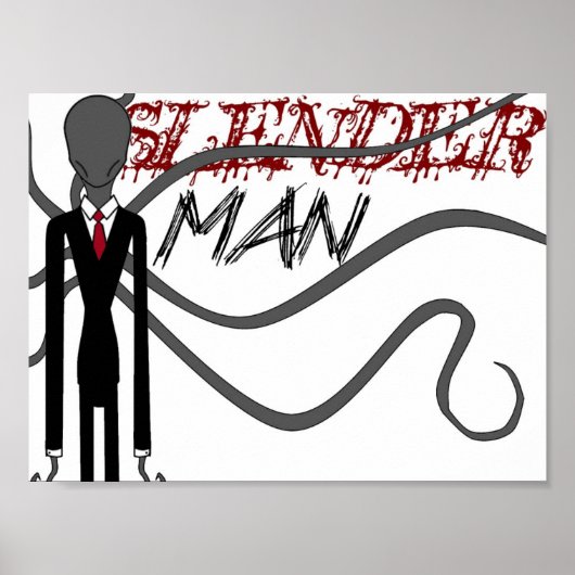 schlanker Man Poster (Vorne)
