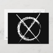 schlanker Man Postkarte (Vorne/Hinten)