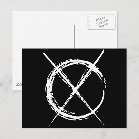 schlanker Man Postkarte (Vorne/Hinten)