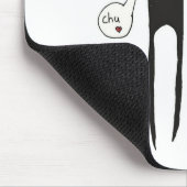 Schlanker Mann aber nicht so beängstigend Mousepad (Ecke)