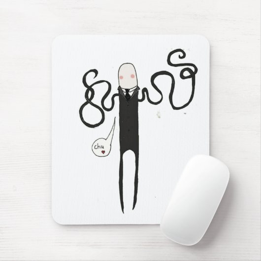 Schlanker Mann aber nicht so beängstigend Mousepad (Mit Mouse)