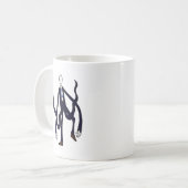 Schlanker Mann - Buch der Monster - Tasse (Vorderseite Links)