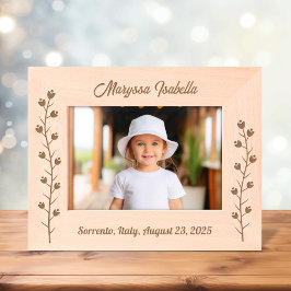 Schlankere Blume Stalk 7x5 Geätzte Rahmen